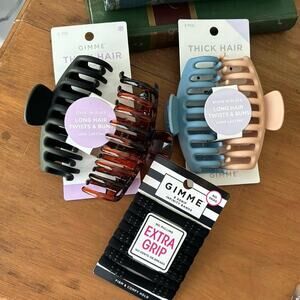 Gimme Thick Hair Cilp Claws & Hair Ties -New in Package